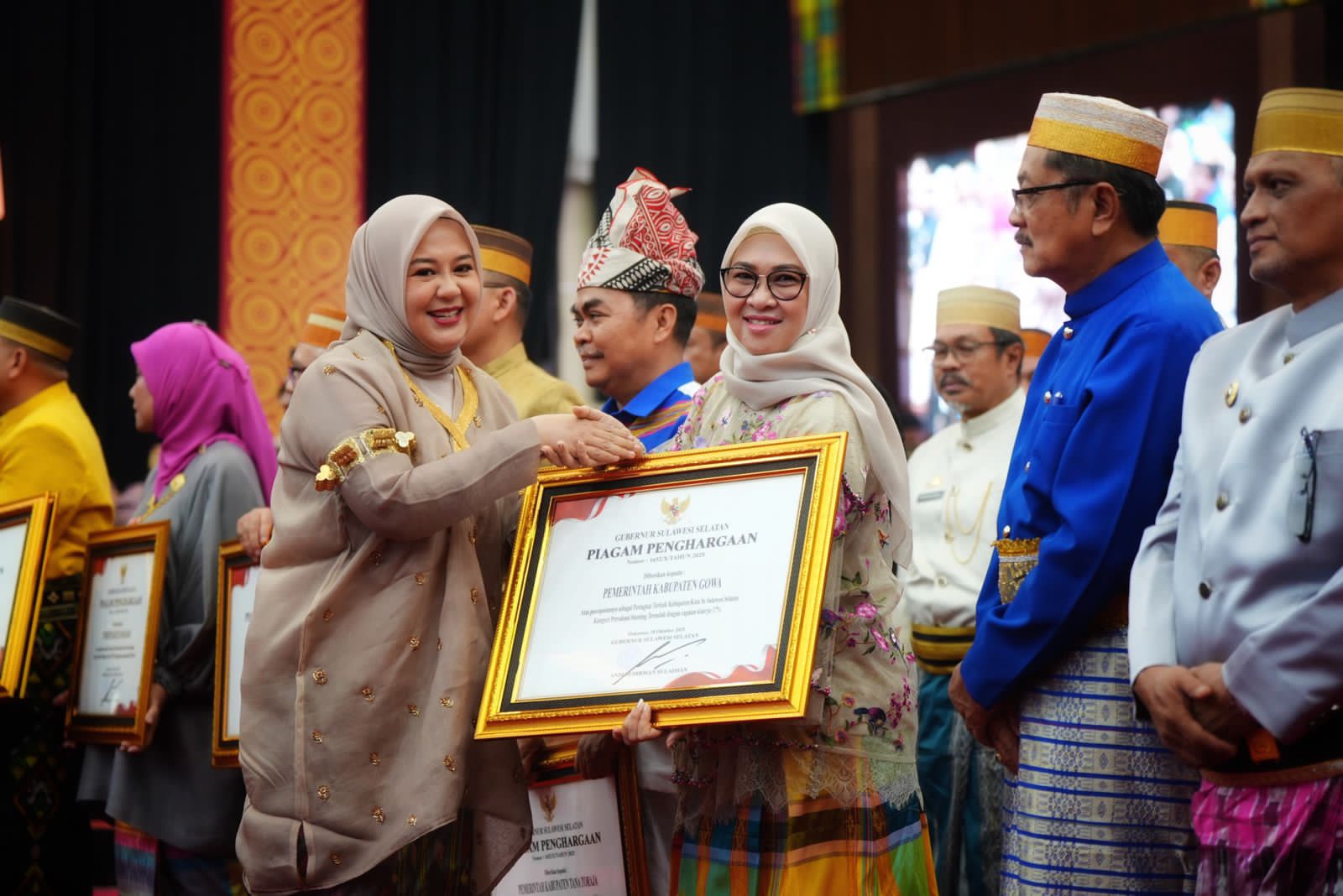 Gowa Terima Penghargaan Kabupaten dengan Prevalensi Stunting Terendah