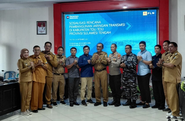 PLN Bangun Jaringan Listrik 150 kV di Tolitoli, Didukung Pemda dan Warga
