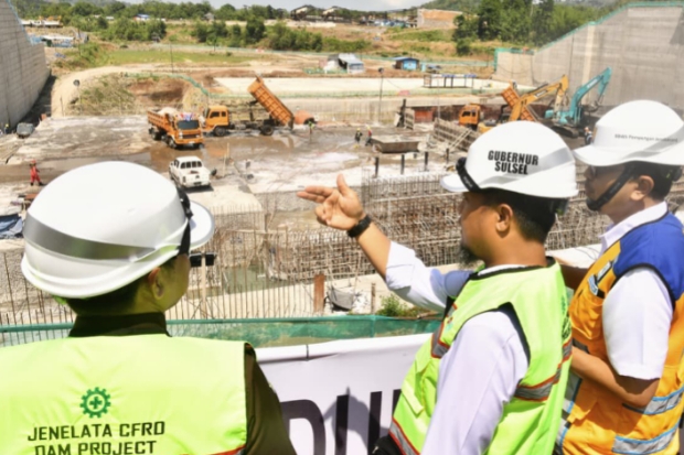 Gubernur Sulsel Pastikan Pembangunan Bendungan Jenelata Sesuai Target Nasional