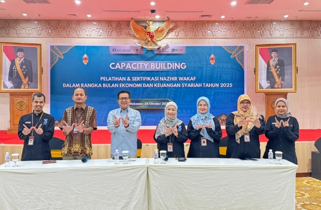 Perkuat Ekonomi Syariah, BI & BWI Gelar Sertifikasi Nazhir Wakaf di Sulsel