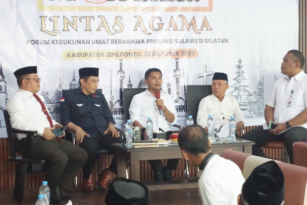 Wabup Jeneponto Sebut Ngopi Rukun Lintas Agama FKUB Ajang Samakan Visi