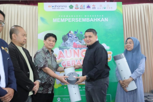 Gerakan Bioberkah, Kolaborasi Pemkot dan Umat Buddha Wujudkan Makassar Zero Waste