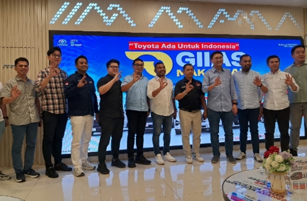 Kalla Toyota All Out di GIIAS Makassar 2025, Target 400 SPK