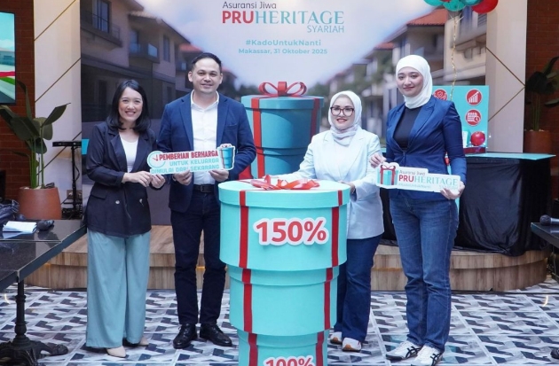 Prudential Syariah Luncurkan PRUHeritage di Makassar, Proteksi Hadapi Inflasi
