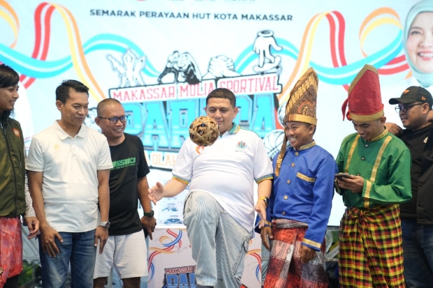 Pesta Olahraga Masyarakat Semarakkan HUT ke-418 Kota Makassar