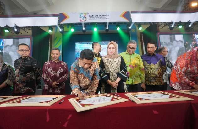 Kolaborasi PT Semen Tonasa & Pemda Sulsel Ubah Sampah Jadi Energi Terbarukan