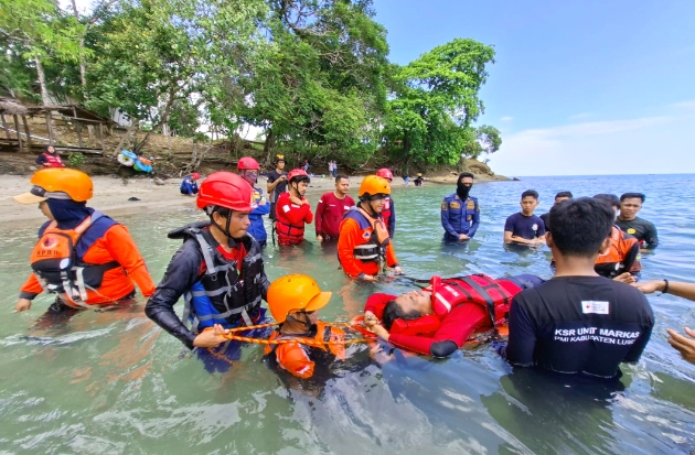 Masmindo Perkuat Kesiapsiagaan Bencana Lewat Latihan Water Rescue di Luwu