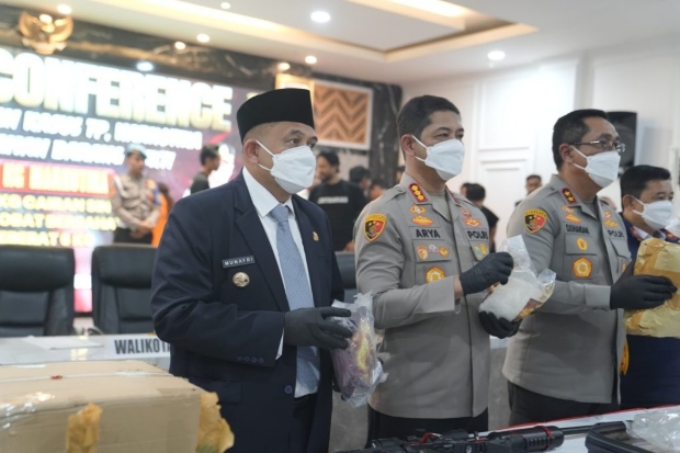 Narkoba 20 Kilogram Senilai Rp16,2 Miliar Dimusnahkan