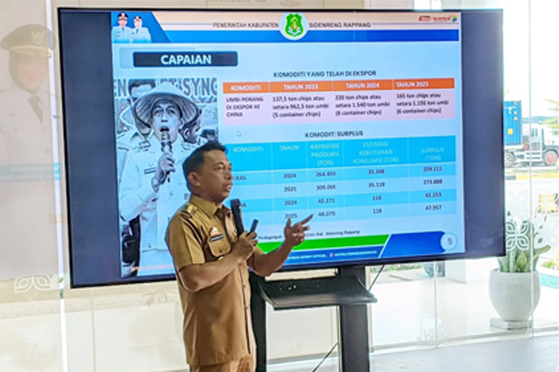 Bupati Sidrap Wakili Ajatapareng-Bosowasi Paparkan Potensi Ekspor di Sulsel Export Day 2025