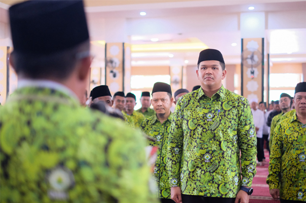 Bupati Uji Nurdin Resmi Jabat Ketua Dewan Masjid Indonesia Bantaeng