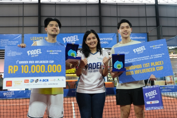 Padel for Hope Galang Lebih dari Rp600 Juta untuk Pembangunan Rumah Singgah