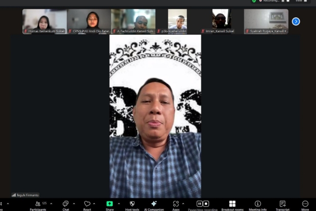 ASN Kemenkum Sulsel Diingatkan Perkuat Mental Kerja dan Tingkatkan Dedikasi