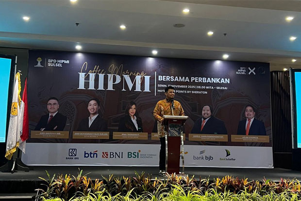 HIPMI Sulsel Gandeng Perbankan Dorong Pertumbuhan Ekonomi