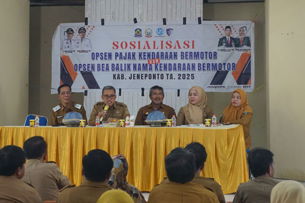 Pemkab Jeneponto Genjot Pendapatan Daerah Lewat Sosialisasi Opsen PKB dan BBNKB