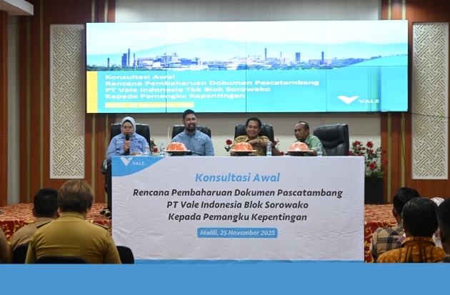 PT Vale Libatkan Pemangku Kepentingan dalam Rencana Pascatambang