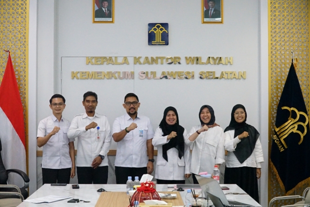 Kanwil Kemenkum Sulsel Raih Level 3 dalam Evaluasi Manajemen Risiko