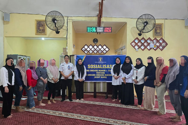 Kemenkum Sulsel Kenalkan Substansi KUHP Baru di Lapas Perempuan Sungguminasa