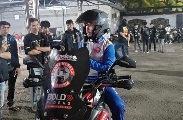 Asmo Sulsel Edukasi Safety Riding untuk Bold Riders Makassar