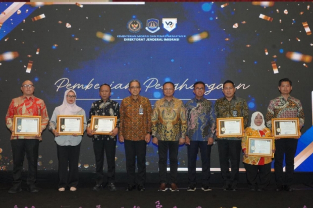 Kanim Parepare Raih Penghargaan pada Diseminasi Kebijakan Visa 2025