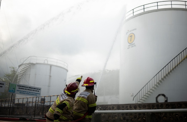Pertamina Unjuk Kesiapsiagaan lewat Simulasi Darurat di FT Luwuk