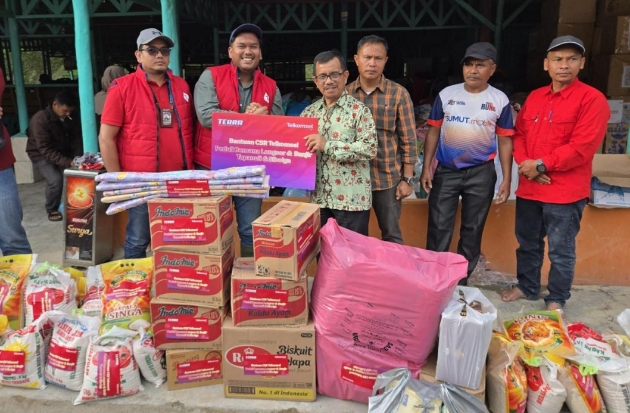 Telkomsel Kebut Pemulihan Jaringan dan Salurkan Bantuan di Sumatera