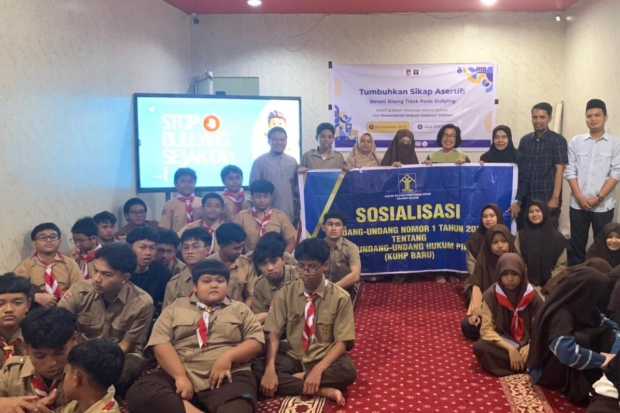 Kemenkum Sulsel Gelar Penyuluhan Anti-Bullying di SMPIT Makassar Islamic School