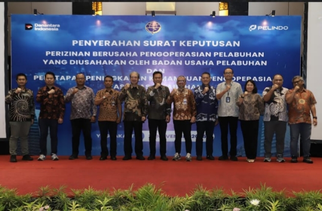 Pelindo Regional 4 Terima Izin Operasi Baru dari Kemenhub