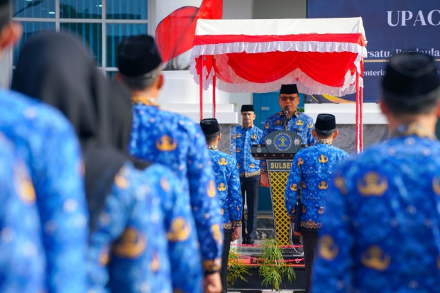 Empat Kanwil Gelar Upacara Bersama Peringati Hari KORPRI ke-54