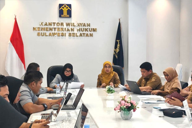 Kemenkum Sulsel Fasilitasi 1.039 Rancangan Regulasi Sepanjang 2025