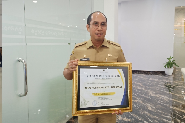 Dinas Pariwisata Makassar Diganjar Penghargaan Atas Upaya Perlindungan HAKI