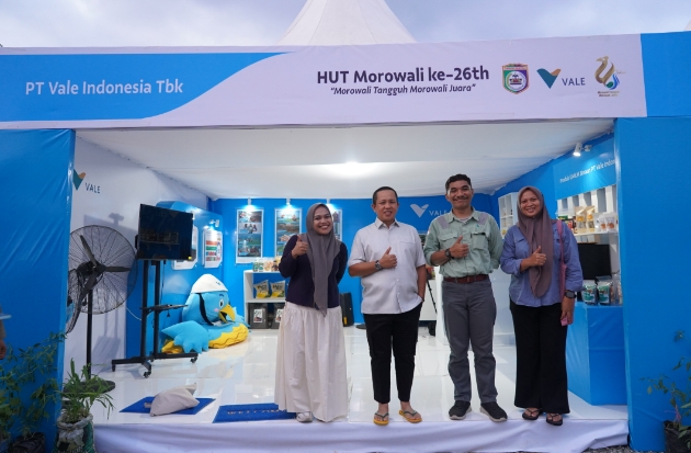 PT Vale Bawa Inovasi dan Keberlanjutan di HUT Morowali ke-26