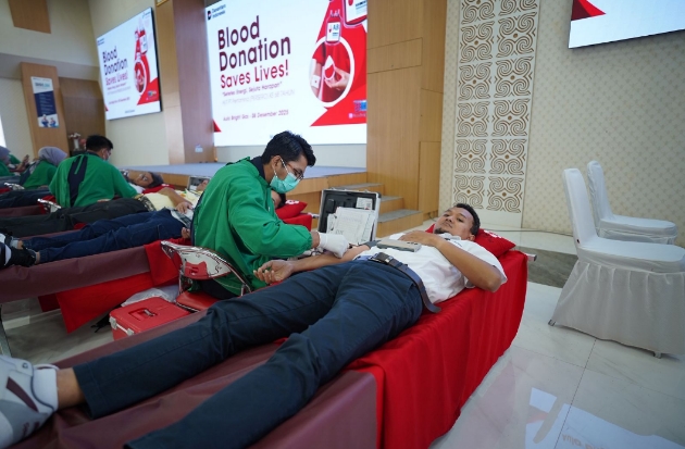 Ratusan Pekerja & Mitra Kerja Pertamina Sulawesi Ikut Donor Darah