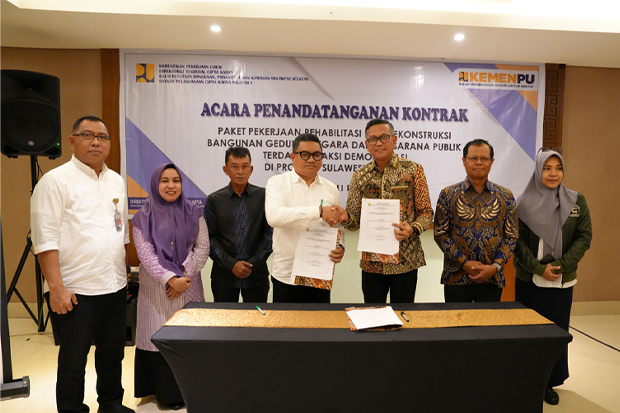 Kementerian PU Hanya Rehab Gedung DPRD Sulsel, Disebut Bangunan Kokoh & Selesai 6 Bulan