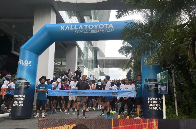 Kalla Toyota Perkenalkan Veloz Hybrid Lewat Fun Run 5K