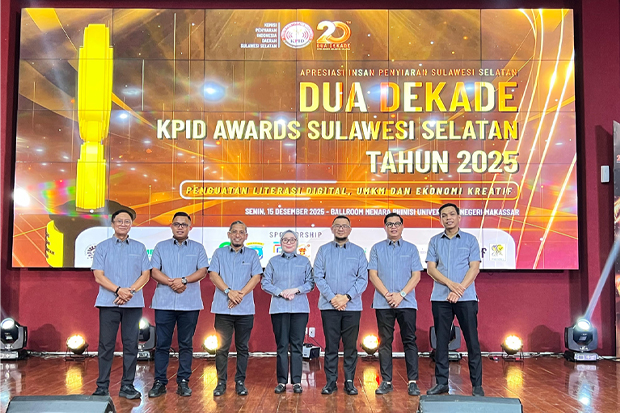 KPID Awards Sulsel 2025 Jadi Momentum Penguatan Penyiaran, UMKM, dan Ekonomi Kreatif