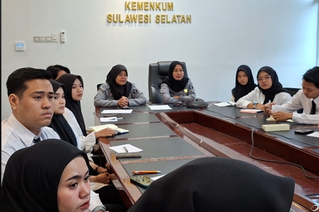 Kemenkum Sulsel Ikuti Pembekalan Program Magang Lulusan Perguruan Tinggi