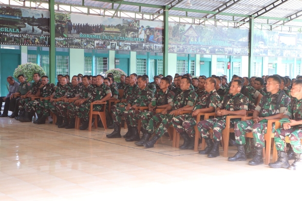 Kasi Intel Korem 141 Toddopuli Ingatkan Prajurit TNI Jeneponto Disiplin dan Moral