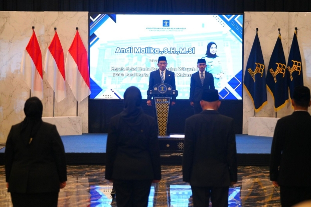 Andi Basmal Lantik Kepala Balai Harta Peninggalan Makassar