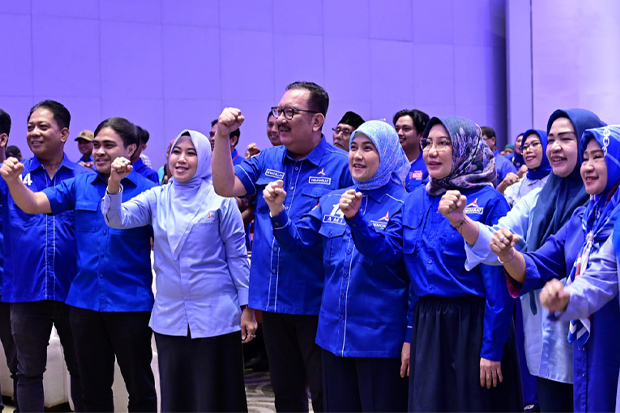 Aliyah Konsolidasikan Kekuatan Demokrat Makassar, Pendidikan Politik jadi Basis Pembesaran Partai