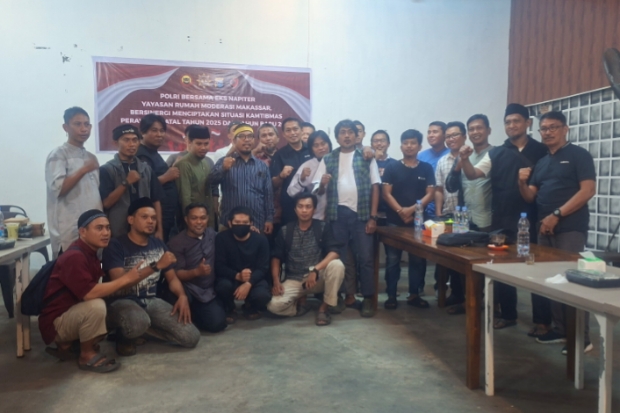 Perkuat Toleransi Jelang Nataru, Polri dan Eks Napiter YRMM Diskusi Kamtibmas