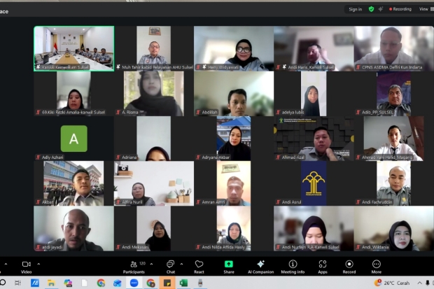 Kemenkum Sulsel Tekankan Disiplin ASN dan Akselerasi Kinerja Awal Tahun 2026