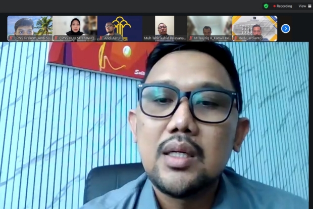 Arahan Virtual Kabag TU Umum Tekankan Disiplin ASN dan Ketertiban Administrasi