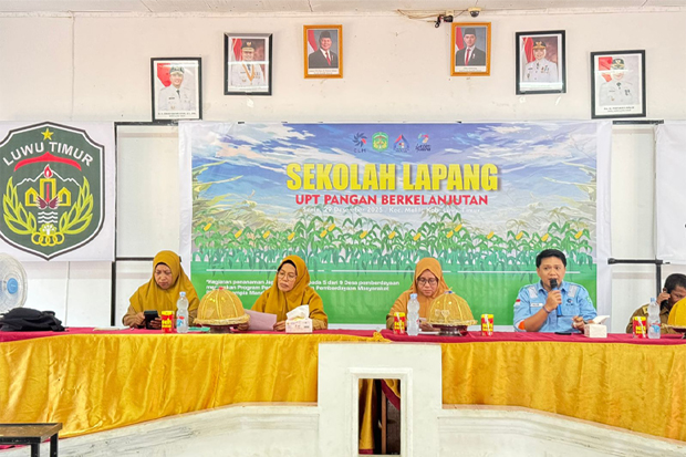 PT CLM Dorong Ketahanan Pangan lewat Sekolah Lapang Jagung di Malili