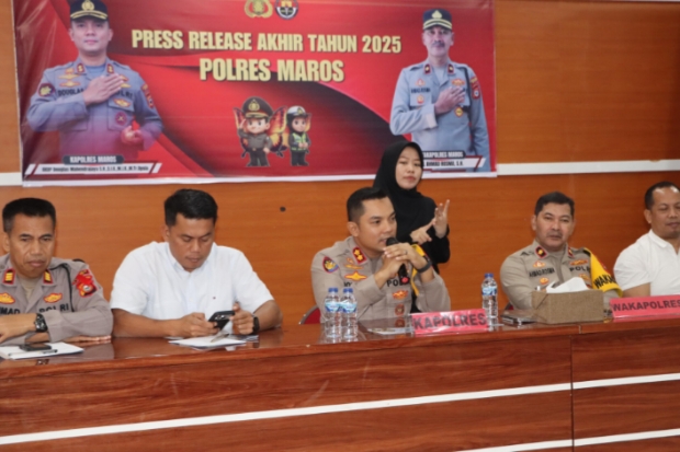 Polres Maros Siagakan 171 Personel di Malam Tahun Baru 2025