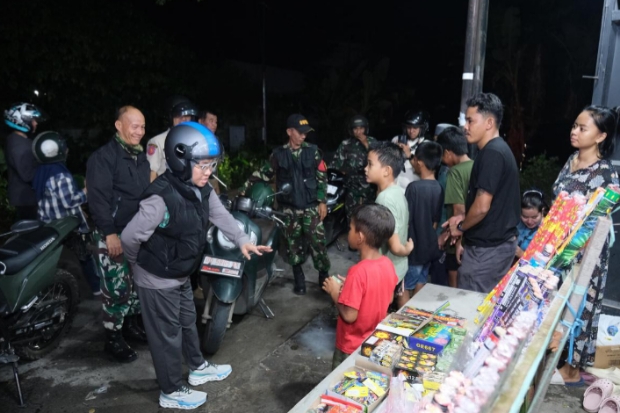 Pergantian Tahun Tanpa Jarak, Bupati Gowa Turun Langsung Jaga Keamanan