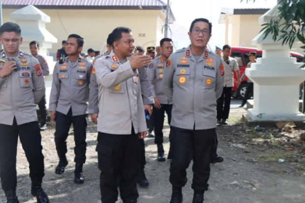 Kapolda Sulsel Tinjau Pembenahan Infrastruktur di Polres Jeneponto