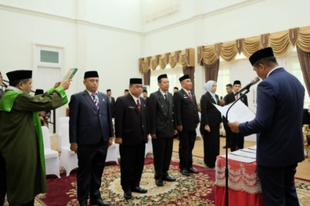 Pelantikan Pejabat Baru, Pemkab Bantaeng Dorong Percepatan Program