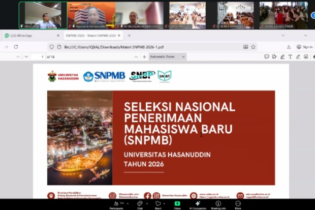 Jelang SNPMB 2026, Unhas Tekankan Validitas Data Sekolah dan Siswa