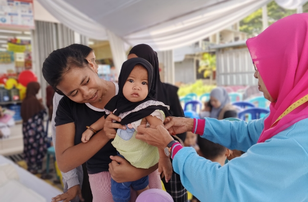Alfamidi & Sari Husada Edukasi Cegah Kekurangan Zat Besi pada Balita Maros