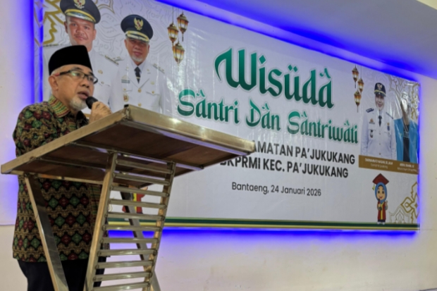 Wabup Bantaeng Hadiri Wisuda Santri TPA Pajukukang